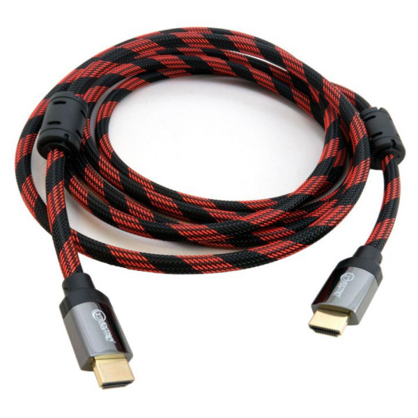 Кабель Extradigital HDMI to HDMI, 3m, v2.0, 28 AWG, Gold, Nylon, 2xFerrites